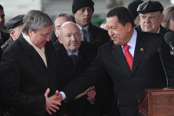 Venezuelan President Hugo Chavez visits Moscow - Sputnik International