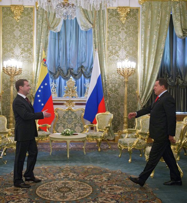 Venezuelan President Hugo Chavez visits Moscow - Sputnik International