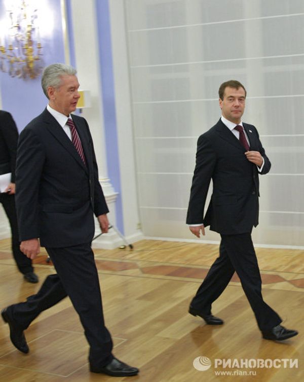 Sergei Sobyanin, Medvedev's nominee for Moscow mayor Sergei Sobyanin, Medvedev's nominee for Moscow mayor - Sputnik International