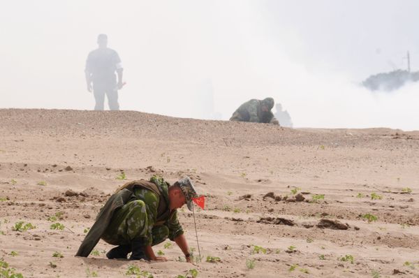 Joint exercises of engineering forces of Russia, Ukraine, Belarus and Kazakhstan in city of Volzhsky, Volgograd Region - Sputnik International
