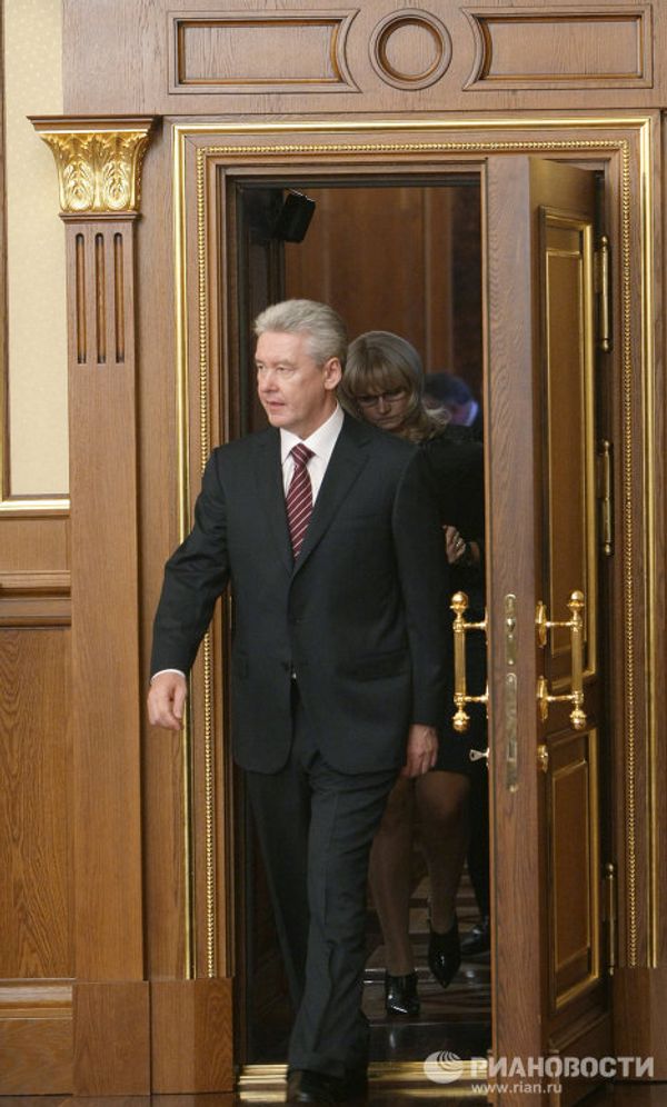Sergei Sobyanin takes office as new Moscow mayor - Sputnik International