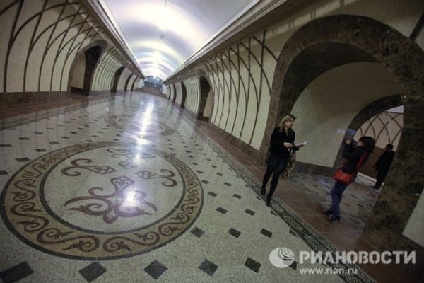 First stations and passengers of Almaty subway - Sputnik International