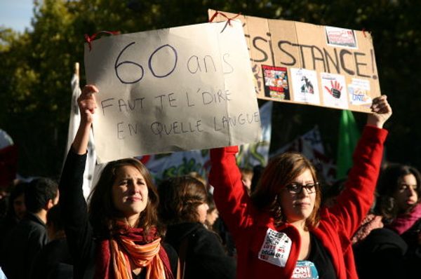 National strike over pension reform in Paris - Sputnik International
