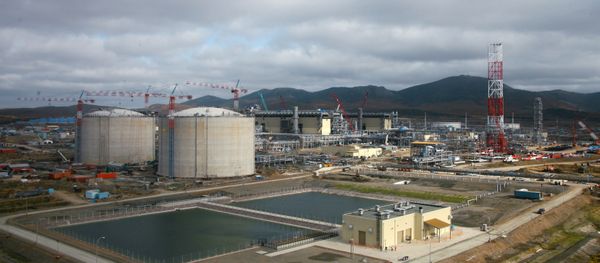 Строительство завода по сжижению природного газа (СПГ) - Sputnik International