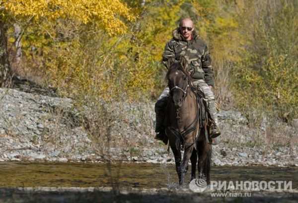 Vladimir Putin visits Ubsunur Hollow Biosphere Preserve - Sputnik International