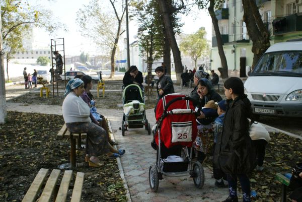 Chechen residents - Sputnik International