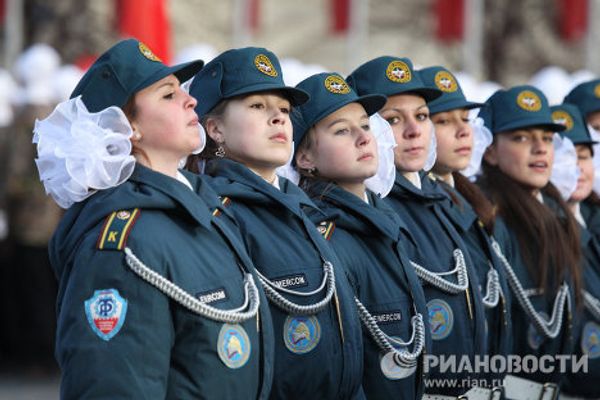 March in honor of the historic November 7, 1941 military parade - Sputnik International