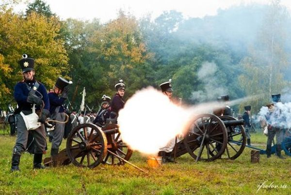 Reenactment of Napoleon’s famous defeat at the Battle of the Nations - Sputnik International
