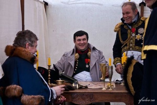 Reenactment of Napoleon’s famous defeat at the Battle of the Nations - Sputnik International