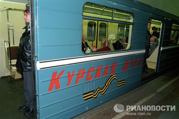 Rare trains on the Moscow Metro Rare trains on the Moscow Metro - Sputnik International