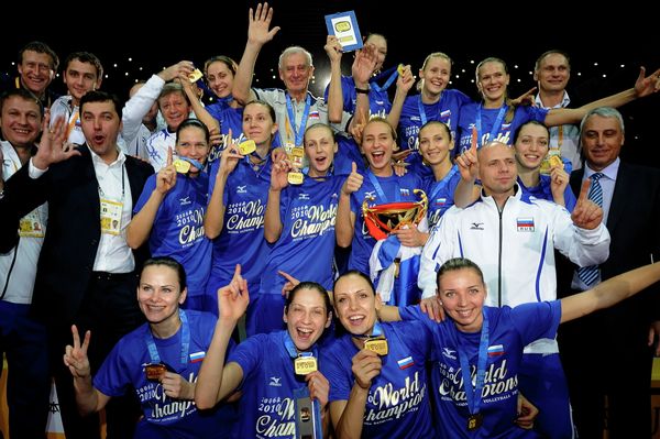 Russian team wins FIVB Women’s World Volleyball Championship  - Sputnik International