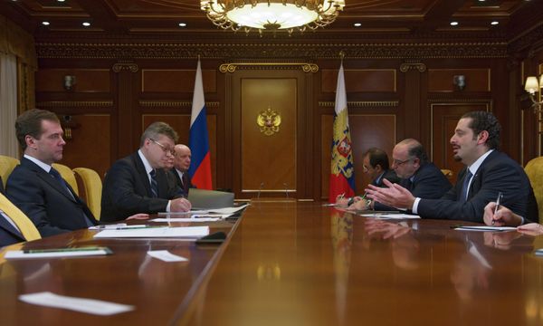 Medvedev and Hariri pledged to build up Russia-Lebanon relations during talks in the Russian president's Gorki residence outside Moscow, he said. - Sputnik International