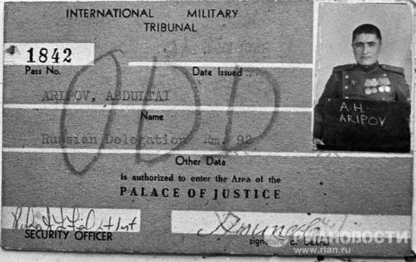 65th anniversary of end of Nuremberg Trials  - Sputnik International