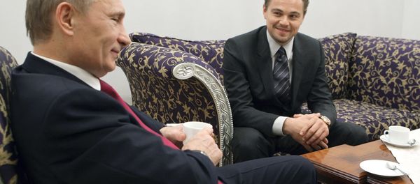 Встреча Владимира Путина и Леонардо Ди Каприо в Санкт-Петербурге - Sputnik International