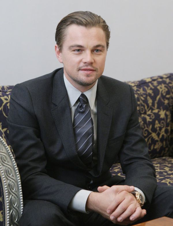 Vladimir Putin and Leonardo DiCaprio meet in St. Petersburg  - Sputnik International