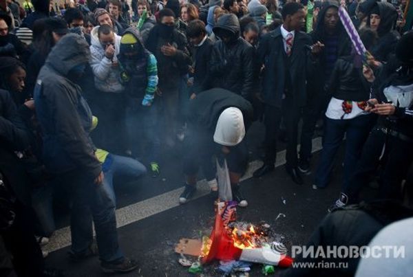 Rebellious London: students protest against increased tuition fees - Sputnik International