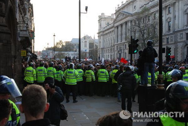 Rebellious London: students protest against increased tuition fees - Sputnik International