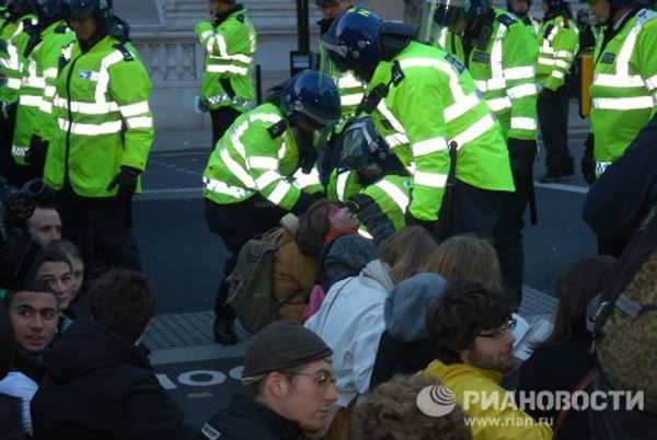 Rebellious London: students protest against increased tuition fees - Sputnik International
