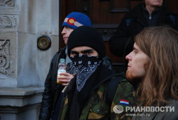 Rebellious London: students protest against increased tuition fees - Sputnik International