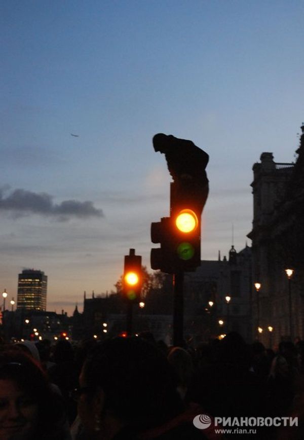 Rebellious London: students protest against increased tuition fees - Sputnik International