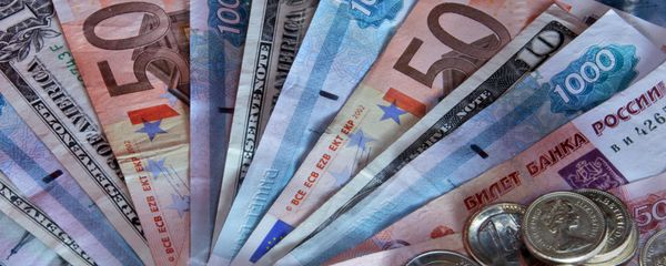 According to official figures from the central bank, the value of the dollar rose from $54.79 on Friday to $56.89 on Saturday, while the euro rose from Friday's $68.29 to $70.53 for Saturday. - Sputnik International