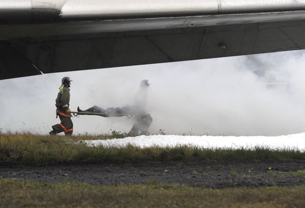 A Dagestan Airlines plane skidded of the runway at Moscow's Domodedovo airport. Archive. - Sputnik International