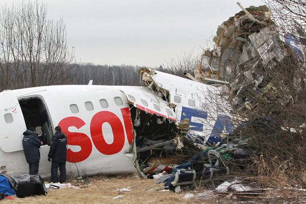 Tupolev Tu-154 airliner made an emergency landing at Moscow's Domodedovo airport - Sputnik International