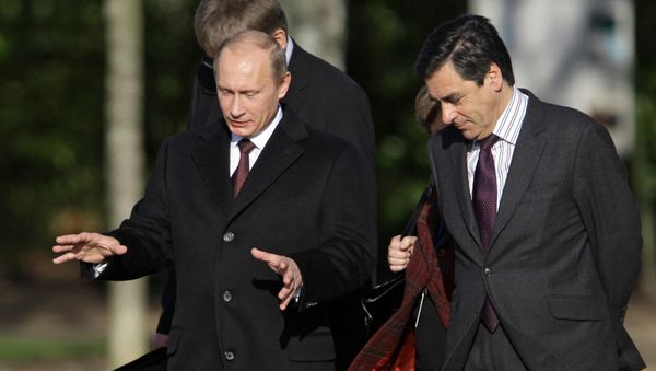 Fillon, Putin Fillon, Putin - Sputnik International