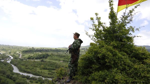 Border between Georgia and South Ossetia Border between Georgia and South Ossetia - Sputnik International