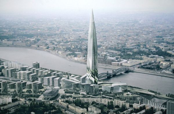 St. Petersburg governor relocates controversial Okhta Center skyscraper - Sputnik International