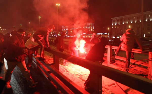 Spartak fan's rally in memory of Yegor Sviridov  in Moscow. Archive. - Sputnik International