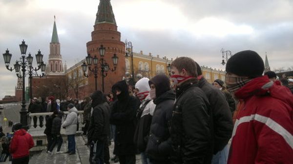 Moscow police clash with protestors of Spartak Moscow fan death - Sputnik International