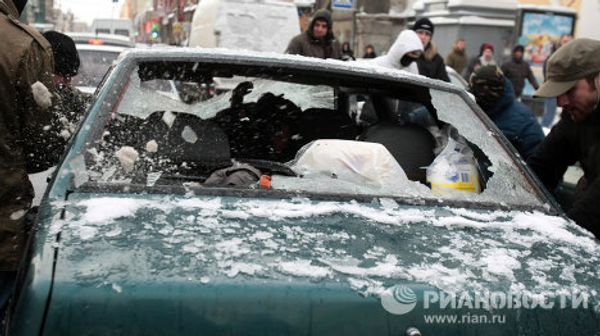 Moscow police clash with protestors of Spartak Moscow fan death - Sputnik International