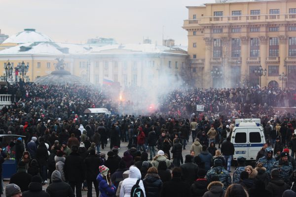 Football fans protest death of Spartak Moscow supporter - Sputnik International