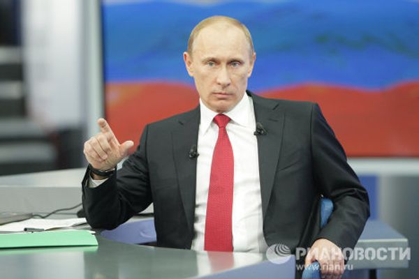 Russian Prime Minister Vladimir Putin and his direct answers - Sputnik International