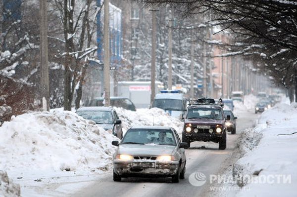 St. Petersburg is buried under snow  - Sputnik International