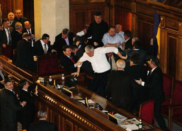 Brawl in parliament tarnishes Ukraine - Sputnik International