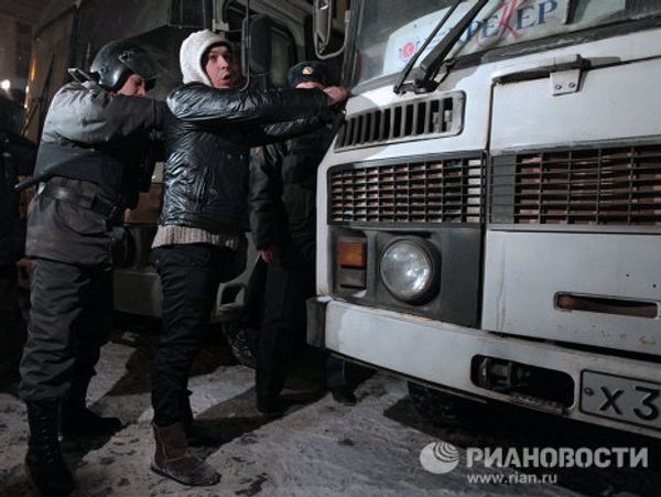 New disturbances occur in Moscow - Sputnik International