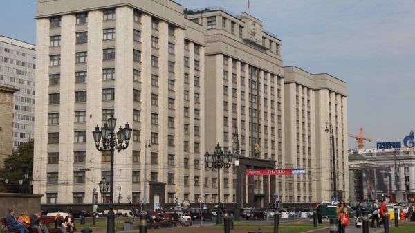 Вид на здание Государственной Думы РФ Вид на здание Государственной Думы РФ - Sputnik International
