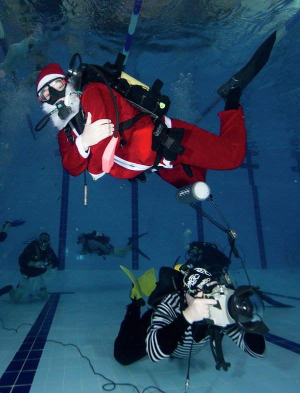 Celebrating New Year’s Eve underwater - Sputnik International