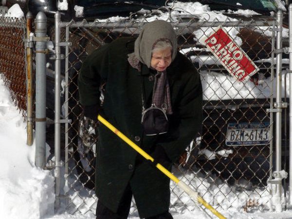 Snow blankets New York City - Sputnik International