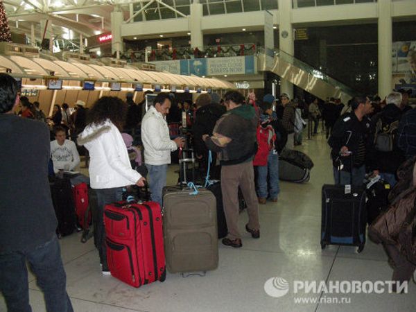 Grounded: Waiting for take-off at JFK airport  - Sputnik International