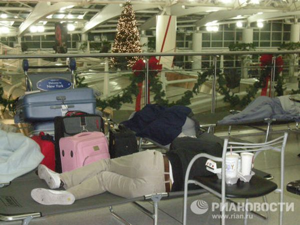 Grounded: Waiting for take-off at JFK airport  - Sputnik International