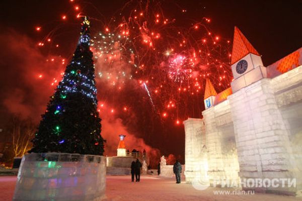 Russian cities on New Year's Eve Russian cities on New Year's Eve - Sputnik International