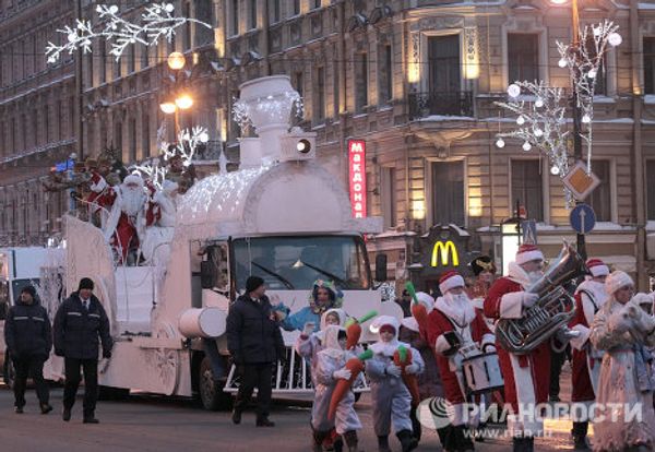 Russian cities on New Year's Eve Russian cities on New Year's Eve - Sputnik International