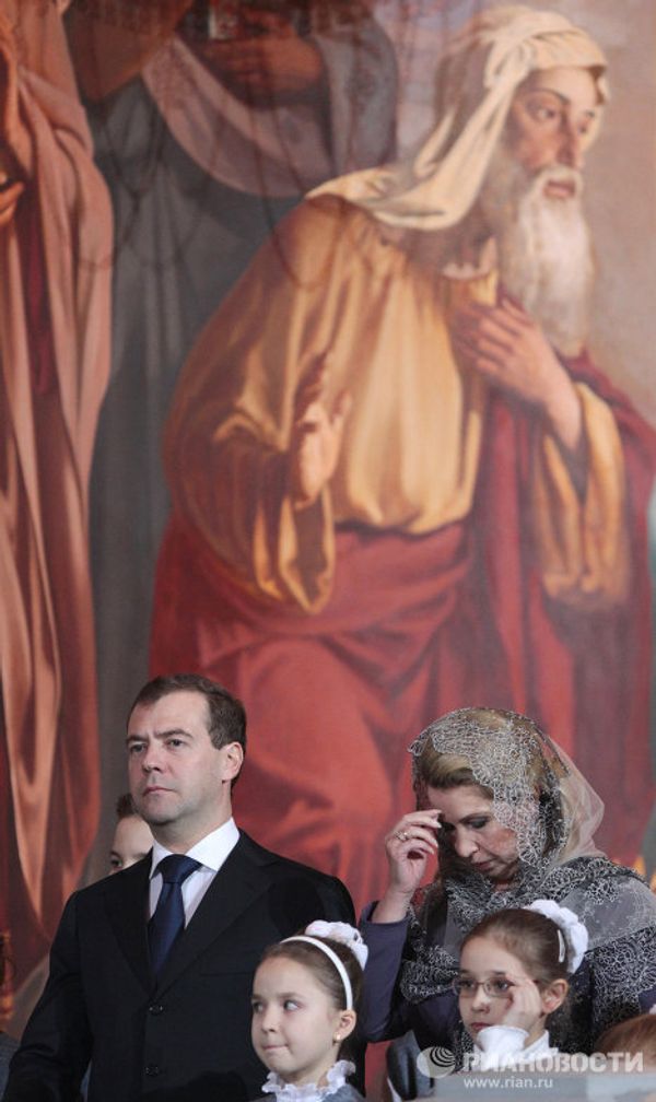 Orthodox Christians celebrate Christmas - Sputnik International