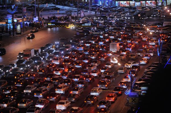 Traffic jam in Moscow Traffic jam in Moscow - Sputnik International