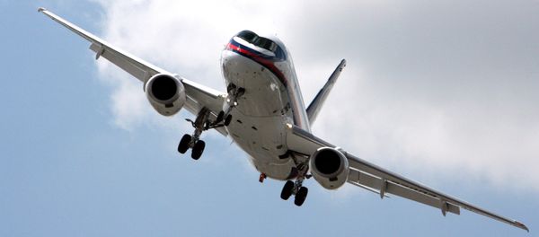 A Sukhoi Superjet 100 (SSJ-100) airliner. A Sukhoi Superjet 100 (SSJ-100) airliner. - Sputnik International