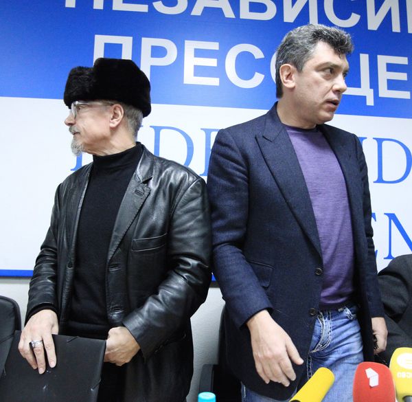 Eduard Limonov and Boris Nemtsov Eduard Limonov and Boris Nemtsov - Sputnik International