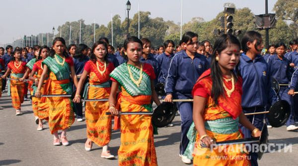 Rehearsals for Republic Day parade in India - Sputnik International